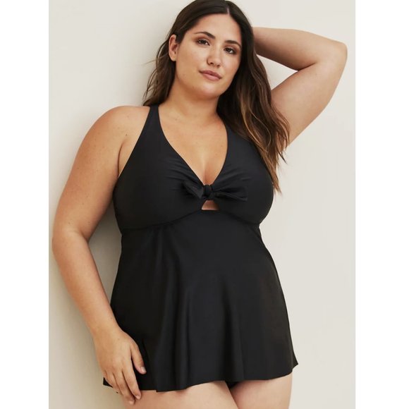 torrid Other - Torrid 4 Black Tankini Swim Top 4X 26